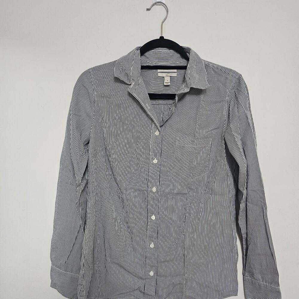 J.Crew navy white striped